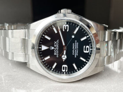 ARF Factory 1:1 Rolex EXPLORER I 214270 39mm black dial ss strap