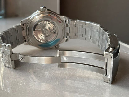 Seamaster Diver 300M SS VSF 1:1 Best Edition Black Bezel White Dial on SS Bracelet A8800 ( Extra Rubber Strap)
