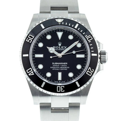 Rolex Submariner Black Dial 124060 No-Date