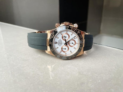 BTF factory 1:1 Rolex Daytona 116515 RG Best Edition White Dial SA4130